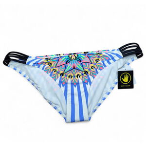 NWT Body Glove Look at Me Flirty Surfrider Bikini Bottoms Multicolored Size XL